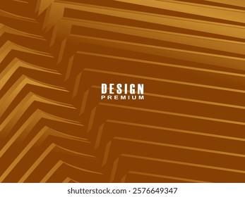 Dynamic line textured brown background design. Abstract background with brown gradient color. Modern vector template.