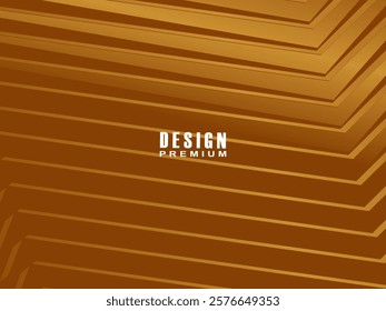 Dynamic line textured brown background design. Abstract background with brown gradient color. Modern vector template.