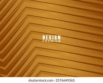 Dynamic line textured brown background design. Abstract background with brown gradient color. Modern vector template.