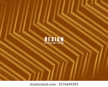 Dynamic line textured brown background design. Abstract background with brown gradient color. Modern vector template.