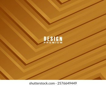 Dynamic line textured brown background design. Abstract background with brown gradient color. Modern vector template.