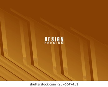 Dynamic line textured brown background design. Abstract background with brown gradient color. Modern vector template.