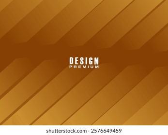 Dynamic line textured brown background design. Abstract background with brown gradient color. Modern vector template.