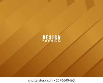 Dynamic line textured brown background design. Abstract background with brown gradient color. Modern vector template.