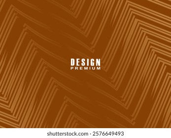 Dynamic line textured brown background design. Abstract background with brown gradient color. Modern vector template.