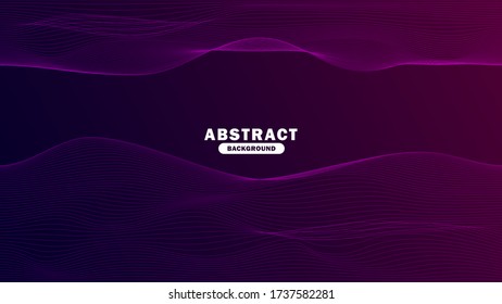 Dynamic Line Wave, Vector Bacground Template