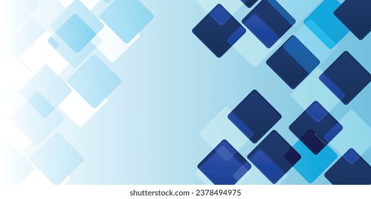 Dynamic lines abstract background. 3D shadow effects and fluid gradients. Modern overlapping forms. Blue presentation business 
