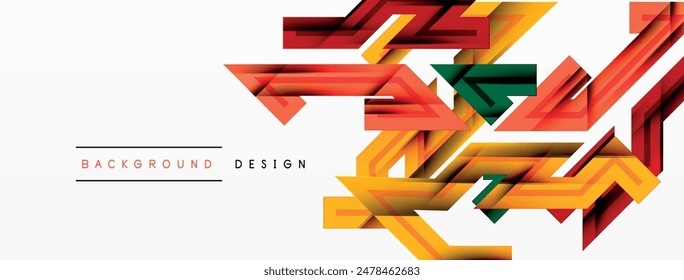 Dynamic lines geometric background. Vector Illustration For Wallpaper, Banner, Background, Card, Book Illustration, landing page