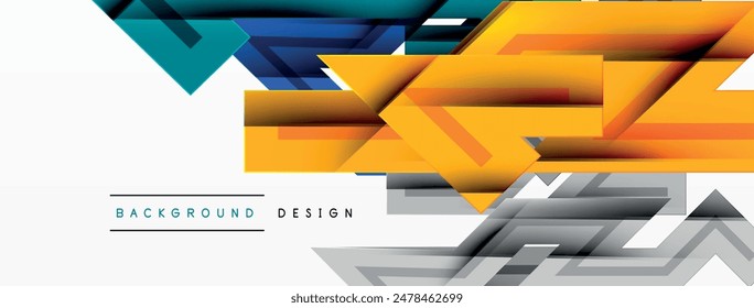 Dynamic lines geometric background. Vector Illustration For Wallpaper, Banner, Background, Card, Book Illustration, landing page