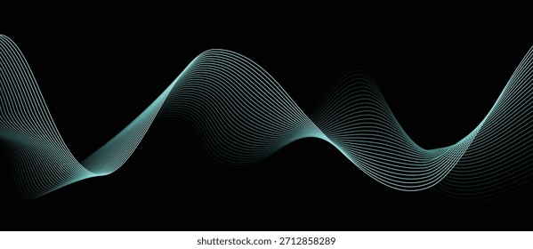 Líneas dinámicas de neón resplandor tosca color de fondo Vector elemento de diseño ilustración apto para cabecera, póster, material de contenido, y más