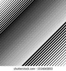 Dynamic lines, stripes pattern, texture. Lineal, linear element. Straight parallel skew strips, streaks background