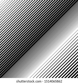 Dynamic lines, stripes pattern, texture. Lineal, linear element. Straight parallel skew strips, streaks background