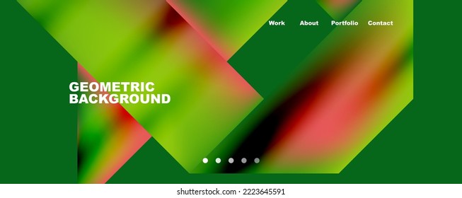 Dynamic lines, triangles, rectangles geometric abstract background. Vector Illustration For Wallpaper, Banner, Background, Card, Book Illustration, landing page