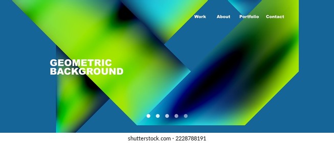 Dynamic lines, triangles, rectangles geometric abstract background. Vector Illustration For Wallpaper, Banner, Background, Card, Book Illustration, landing page