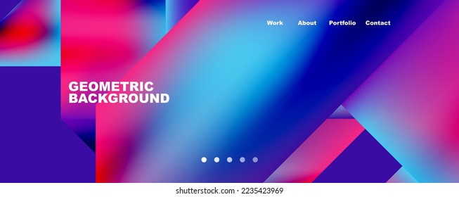 Dynamic lines, triangles, rectangles geometric abstract background. Vector Illustration For Wallpaper, Banner, Background, Card, Book Illustration, landing page