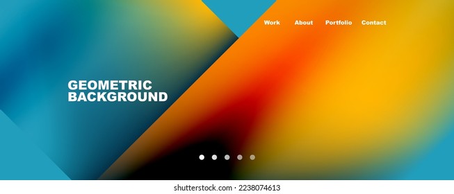 Dynamic lines, triangles, rectangles geometric abstract background. Vector Illustration For Wallpaper, Banner, Background, Card, Book Illustration, landing page