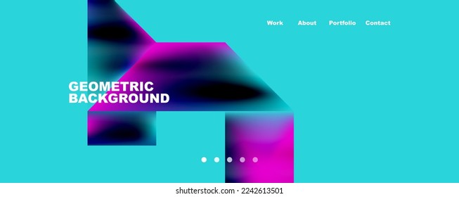 Dynamic lines, triangles, rectangles geometric abstract background. Vector Illustration For Wallpaper, Banner, Background, Card, Book Illustration, landing page
