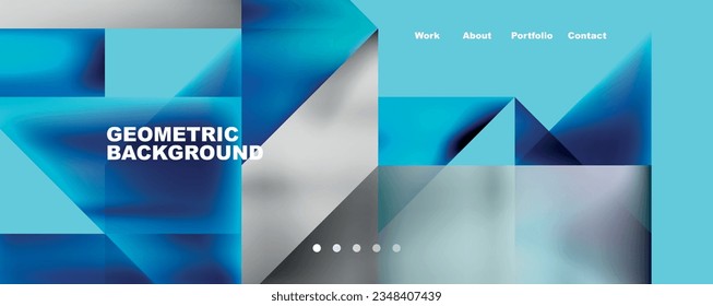 Dynamische Linien, Dreiecke, Rechtecke, geometrischer abstrakter Hintergrund. Vektorgrafik für Bildschirmhintergründe, Banner, Hintergrund, Karte, Buchillustration, Landing-Page