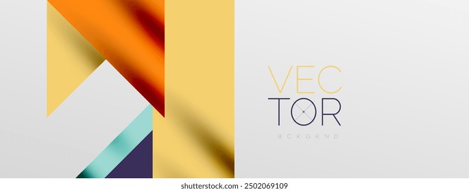 Dynamic lines and triangles. Vector Illustration For Wallpaper, Banner, Background, Card, Book Illustration, landing page