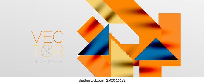 Dynamic lines and triangles. Vector Illustration For Wallpaper, Banner, Background, Card, Book Illustration, landing page