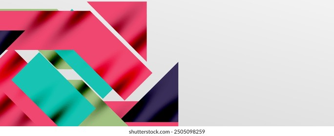 Dynamic lines and triangles. Vector Illustration For Wallpaper, Banner, Background, Card, Book Illustration, landing page