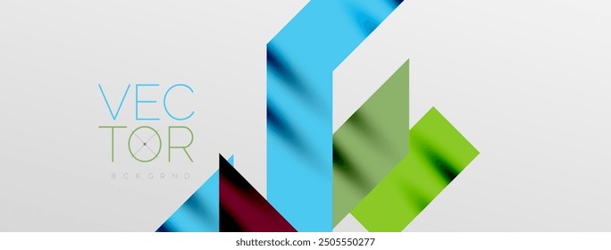 Dynamic lines and triangles. Vector Illustration For Wallpaper, Banner, Background, Card, Book Illustration, landing page