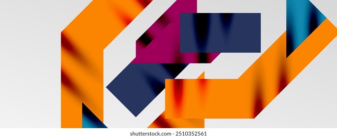 Dynamic lines and triangles. Vector Illustration For Wallpaper, Banner, Background, Card, Book Illustration, landing page