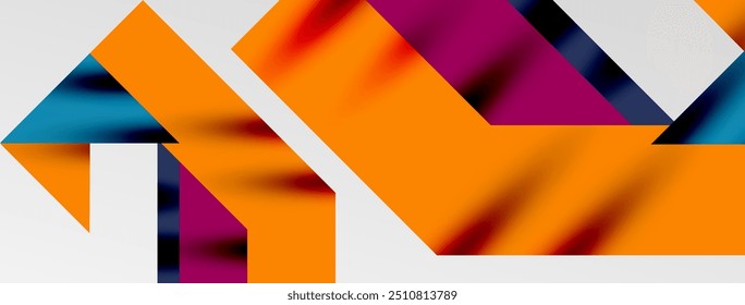 Dynamic lines and triangles. Vector Illustration For Wallpaper, Banner, Background, Card, Book Illustration, landing page