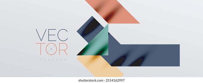 Dynamic lines and triangles. Vector Illustration For Wallpaper, Banner, Background, Card, Book Illustration, landing page