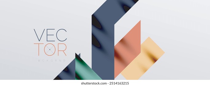 Dynamic lines and triangles. Vector Illustration For Wallpaper, Banner, Background, Card, Book Illustration, landing page