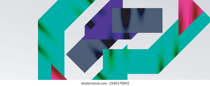 Dynamic lines and triangles. Vector Illustration For Wallpaper, Banner, Background, Card, Book Illustration, landing page