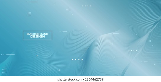 Dynamic lines and wave style concept background design.