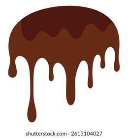 Dynamic Liquid Chocolate Design for Print and Digital