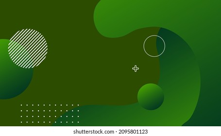 Dynamic liquid color background. Modern abstract background with geometric shapes and lines. Eps10 Vector