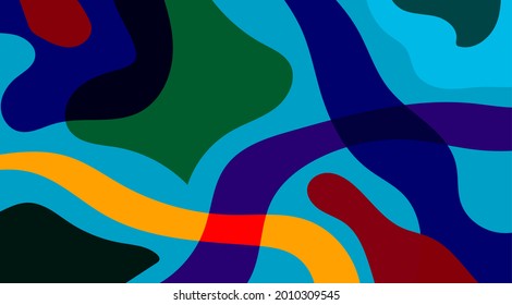 Dynamic liquid colorful background. fluid shape modern background