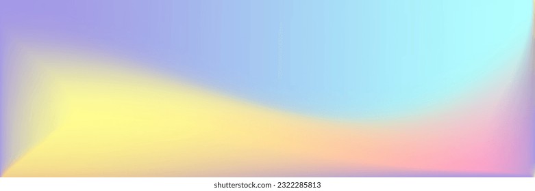 Dynamic Liquid Fluid Wavy Water Gradient Mesh. Colorful Vivid Vibrant Sunset Blurry Texture. Pastel Rainbow Multicolor Color Sky Background. Blurred Light Curve Bright Sunrise Gradient Backdrop.