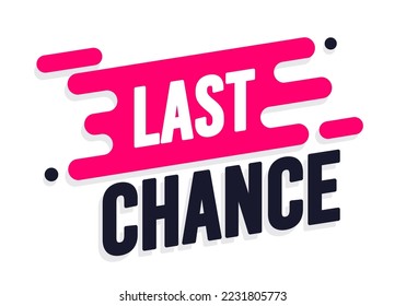 Dynamic Liquid Label With Text Last Chance