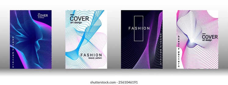 Dynamic liquid shapes with soft gradients create a vibrant and contemporary look. Suitable for booklets, posters, or web backgrounds. Professional vector art in EPS 10 format