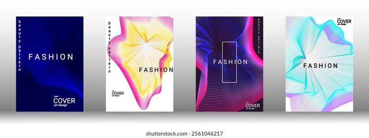 Dynamic liquid shapes with soft gradients create a vibrant and contemporary look. Suitable for booklets, posters, or web backgrounds. Professional vector art in EPS 10 format