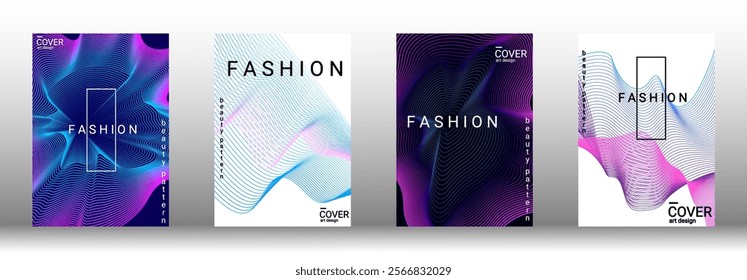 Dynamic liquid shapes with soft gradients create a vibrant and contemporary look. Suitable for booklets, posters, or web backgrounds. Professional vector art in EPS 10 format