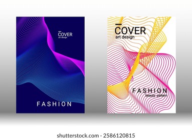 Dynamic liquid shapes with soft gradients create a vibrant and contemporary look. Suitable for booklets, posters, or web backgrounds. Professional vector art in EPS 10 format