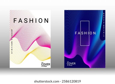 Dynamic liquid shapes with soft gradients create a vibrant and contemporary look. Suitable for booklets, posters, or web backgrounds. Professional vector art in EPS 10 format