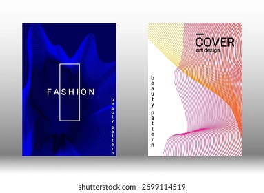 Dynamic liquid shapes with soft gradients create a vibrant and contemporary look. Suitable for booklets, posters, or web backgrounds. Professional vector art in EPS 10 format