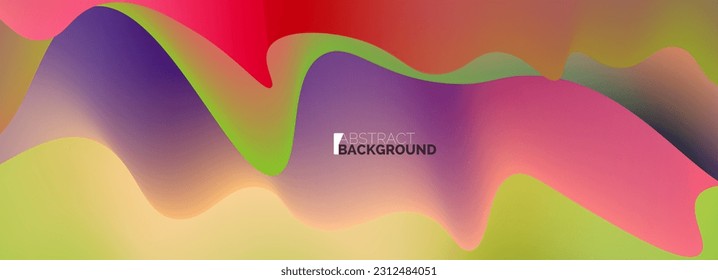 Dynamic liquid waves abstract background for covers, templates, flyers, placards, brochures, banners