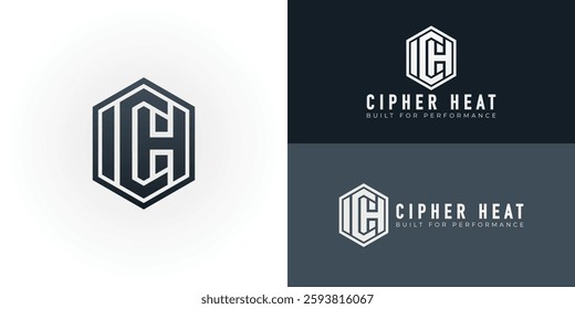 The dynamic logo design creatively integrates the initials CH into a stylized hexagonal shape, creating a unique symbol that evokes a sense of precision, strength, and industrial excellence.