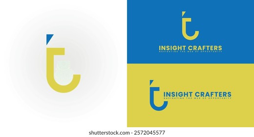 The dynamic logo design features the initials IC seamlessly intertwined, creating a unique and visually striking symbol. The clean lines and modern aesthetic convey a sense of innovative technology.