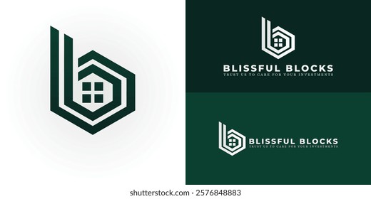 The dynamic logo design features the initials BB creatively integrated within a hexagonal shape, forming a unique and visually striking symbol that evokes a sense of structure, stability, and property