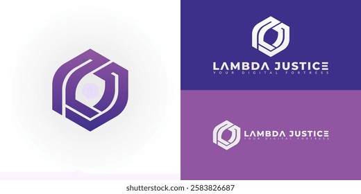 The dynamic logo design features the initials LJ creatively integrated within a striking hexagonal shape, creating a unique symbol that evokes a sense of security, precision, and data protection.