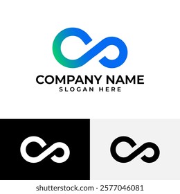 A dynamic logo featuring the letter "C" creatively integrated within an infinity symbol. This design conveys a sense of endless possibilities, continuous growth, and infinite connections.