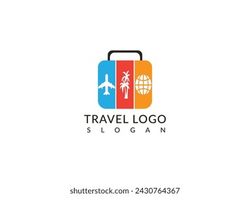 A dynamic logo featuring a sleek, modern airplane soaring through the sky, symbolizing the exhilaration and freedom of travel.